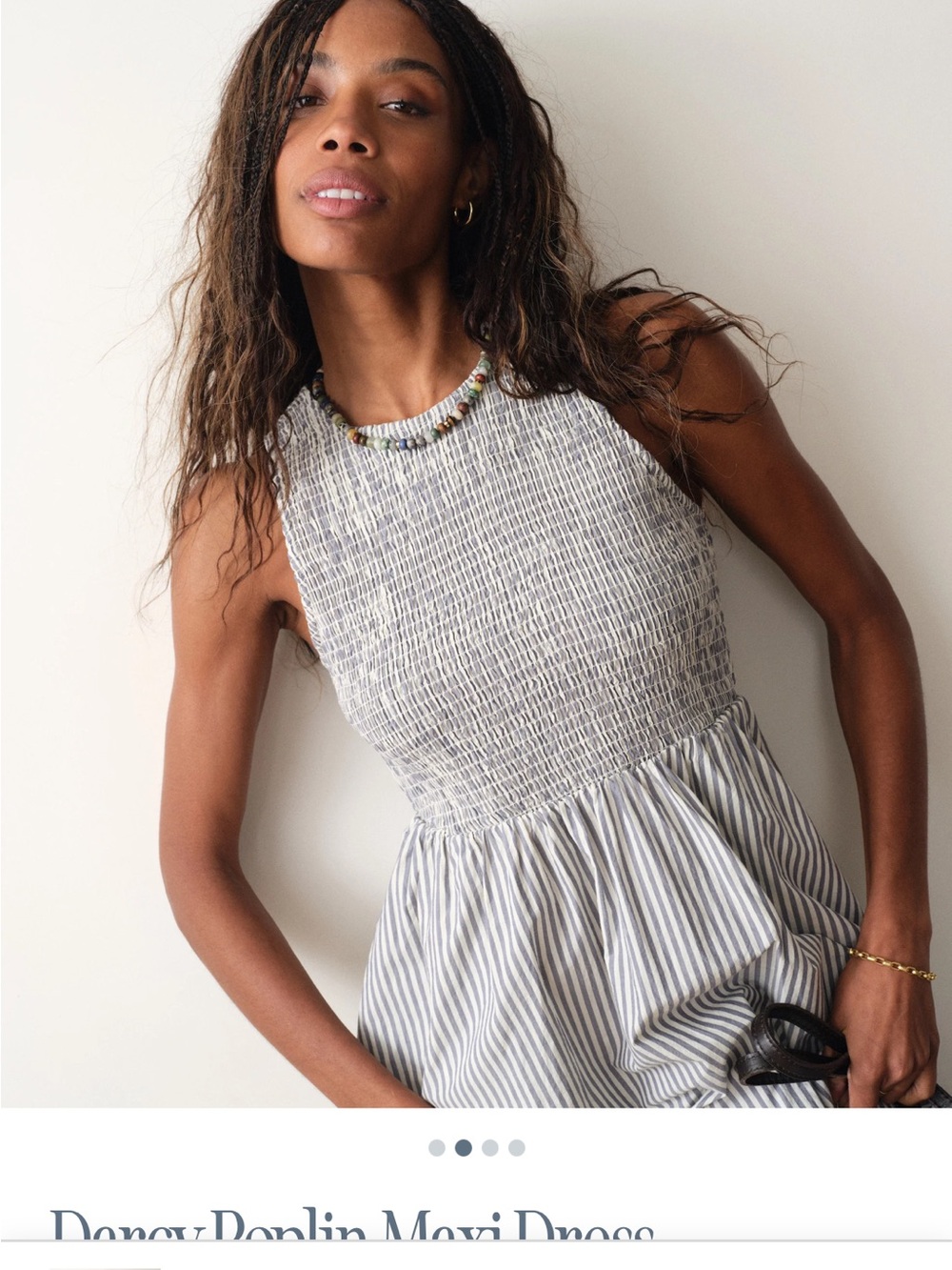 Marine Layer Darcy Poplin Maxi Dress - Picture 2 of 9
